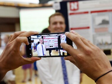 Summer research scholar at symposium